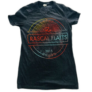 Rascal Flatts Riot Tour 2017 T-Shirt Womens Large